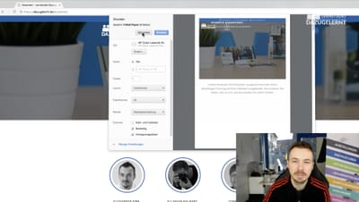 Drucken mit dem Browser (Minikurs)